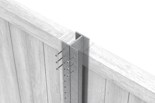 Durapost Composite Fencing Post - 2400mm Galvanised