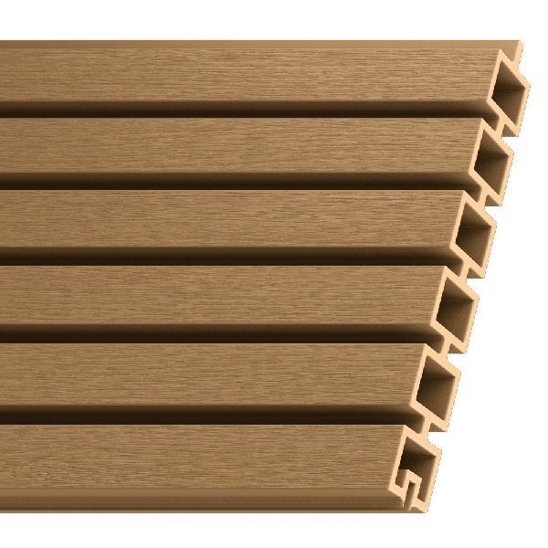 Durapost Urban Slatted Composite Fencing Board - 1830mm Natural - Pack of 2