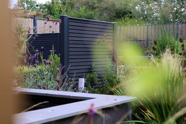 Durapost Urban Slatted Composite Fencing Panel Kit - 1830mm Grey