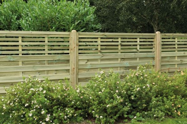 Pressure Treated Decorative Fence Panel - Kyoto - 1800mm x 1500mm