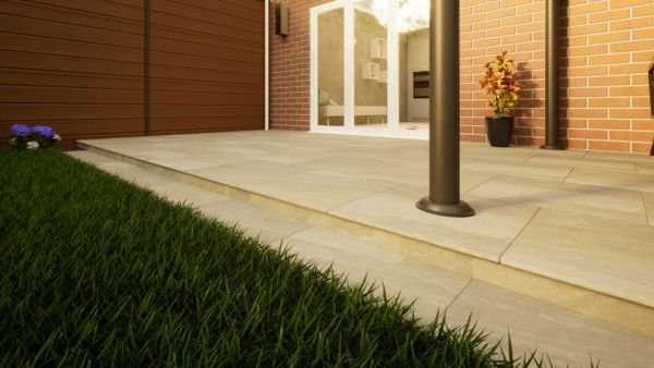 Porcelain Paving - 600mm x 600mm x 20mm Kandla Grey - Pack of 2