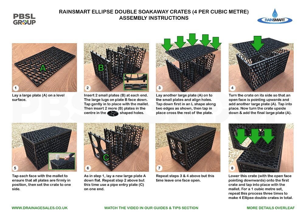 Ellipse Soakaway Assembly Instructions